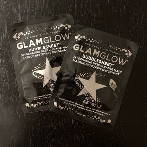 Set of 2 GLAMGLOW Bubblesheet face masks